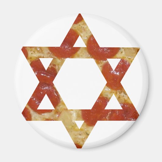 pizza davidstern magnet (Vorne)