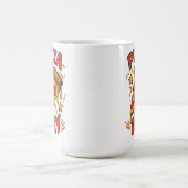Pizza Day - Fun Pepperoni Pizza Slice Design Kaffeetasse (Mittel)