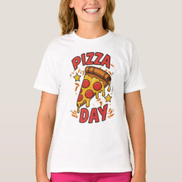 Pizza Day - Fun Pepperoni Pizza Slice Design T-Shirt