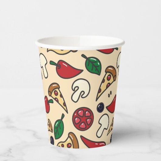 Pizza Day Pappbecher (Links)