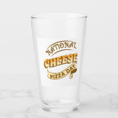 Pizza Day Sign Glass Glas (Vorderseite)