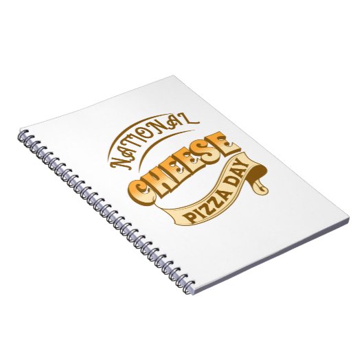 Pizza Day Sign Notebook Notizblock (Rechte Seite)