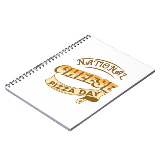 Pizza Day Sign Notebook Notizblock (Linke Seite)