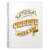 Pizza Day Sign Notebook Notizblock (Vorderseite)
