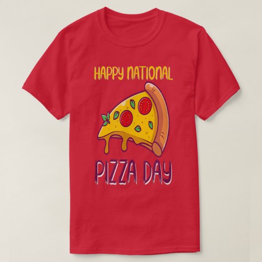 Pizza Day T-Shirt (Design vorne)