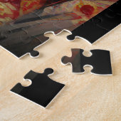 Pizza deathtrap abstrakte Kunst Puzzle (Seite)
