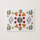 Pizza Dekoratives Puzzle (Horizontal)