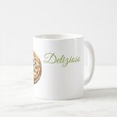 Pizza Delisioso (delicious) Kaffeetasse (VorderseiteRechts)