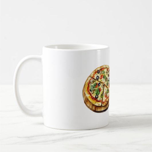 Pizza Delisioso (delicious) Kaffeetasse (Links)