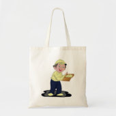 Pizza Delivery Boy Food Tote Bag Tragetasche (Vorne)