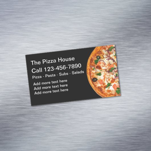 Pizza Delivery Business Magnete (Beispiel)