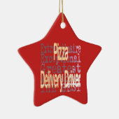 Pizza Delivery Driver Extraordinaire Keramik Ornament (Rechts)