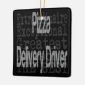 Pizza Delivery Driver Extraordinaire Keramikornament (Links)