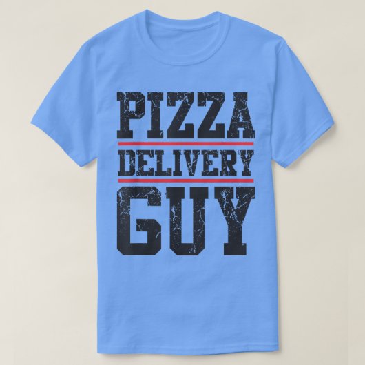 Pizza Delivery Guy Matching Pizza Costume For Men T-Shirt (Design vorne)