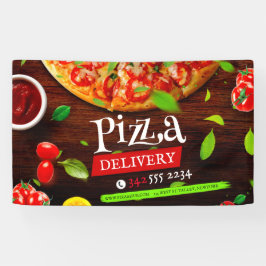 Pizza Delivery Pizza Café Pizza Restaurant geöffne Banner