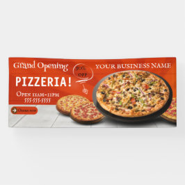 Pizza Delivery Pizza Café Pizza Restaurant geöffne Banner