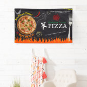 Pizza Delivery Pizza Café Pizza Restaurant geöffne Banner (Insitu)