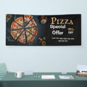 Pizza Delivery Pizza Café Pizza Restaurant geöffne Banner (Messe)