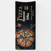 Pizza Delivery Pizza Café Pizza Restaurant geöffne Banner (Vertikal)