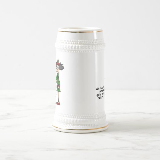 Pizza Delivery Spaß Bierglas (Mittel)