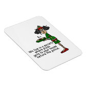Pizza Delivery Spaß Magnet (Rechte Seite)