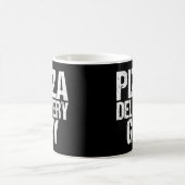 Pizza Delivery Typ Italienischer Feinschmecker Pun Kaffeetasse (Mittel)