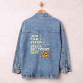 Pizza Delivery Typ Job Car Pizza Sarcastic Jeansjacke (Hangar)