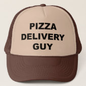 Pizza Delivery Typ Truckerkappe (Vorderseite)