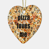 Pizza der Liebe I/Pizza-Lieben ich Keramikornament (Links)