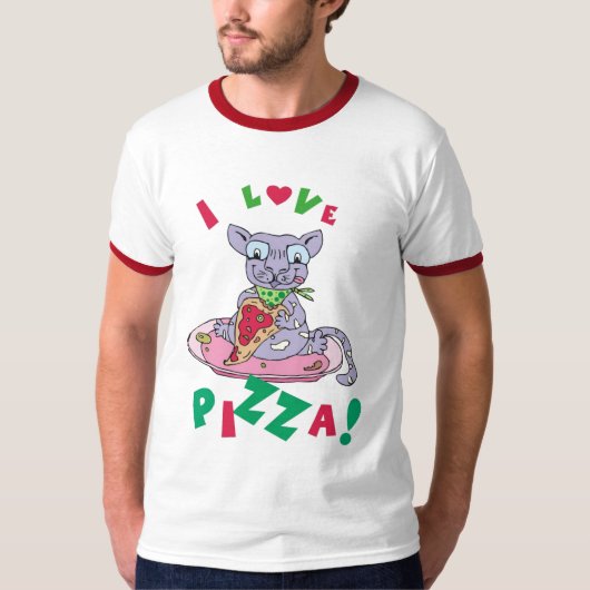 Pizza der Liebe I! T-Shirt (Vorderseite)