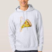 Pizza Design: Circular View Hoodie (Vorderseite)