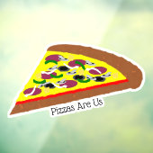 Pizza Design Fensteraufkleber (Blatt 3)