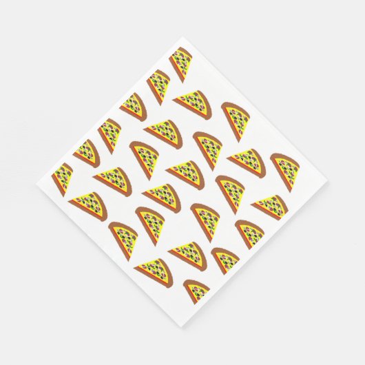 Pizza Design Serviette (Ecke)