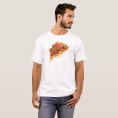 Pizza-Design T-Shirt (Vorne ganz)