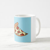 Pizza Design-Tasse Kaffeetasse (VorderseiteRechts)