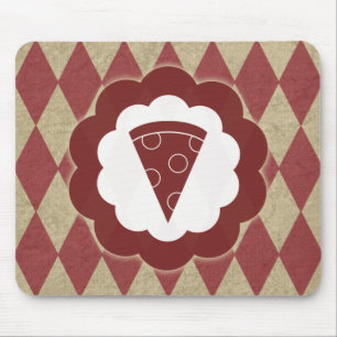 Pizza-Diamanten Mousepad