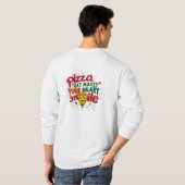 Pizza, die Ihr Herz zum Lächeln T - Shirt macht | (Schwarz voll)