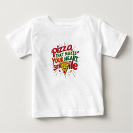 Pizza, die Ihr Herz zum Lächeln T - Shirt macht |