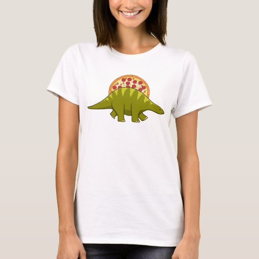Pizza Dinosaur T-Shirt (Vorderseite)