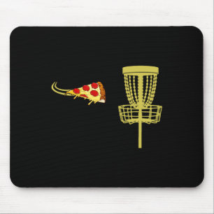 Pizza Disc Golf Frisbee Lustiges T-Shirt Geschenk  Mousepad