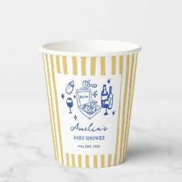 Pizza doodle special Delivery Baby Shower Pappbecher