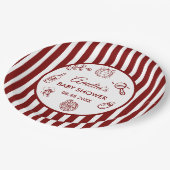 Pizza doodle special Delivery  Baby Shower Pappteller (Schrägansicht)