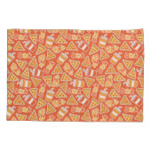 Pizza & Drink Pattern Kissen Kissenbezug (Rückseite)