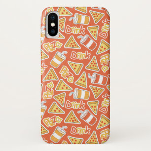 Pizza & Drink Pattern Telefongehäuse Case-Mate iPhone Hülle