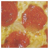 Pizza-Druck-Gewebe Stoff (Muster)