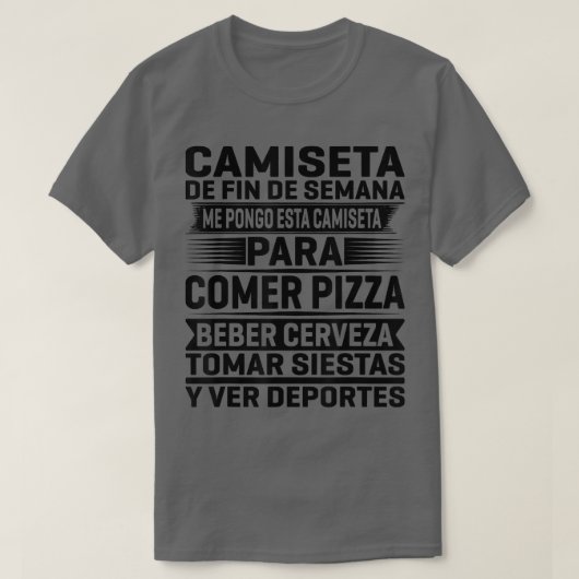 Pizza Eating Weekend T-Shirt (Design vorne)