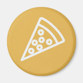 Pizza-Ecke Magnet (Vorne)