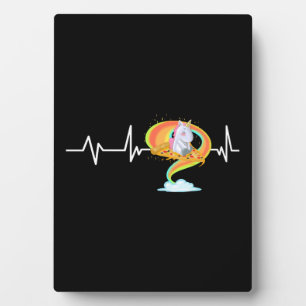 Pizza Einhorn Herzschlag Einhorn Geschenk Pizza Ei Fotoplatte