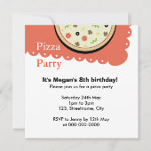 Pizza Einladung (Vorderseite)