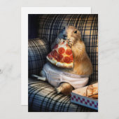 Pizza Einladung (Vorne/Hinten)